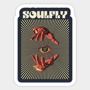 Hand Eyes Soulfly Sticker